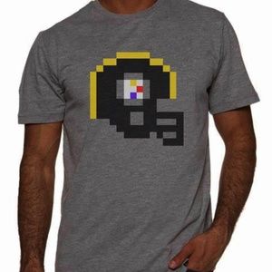 steelers t shirt 8 bit